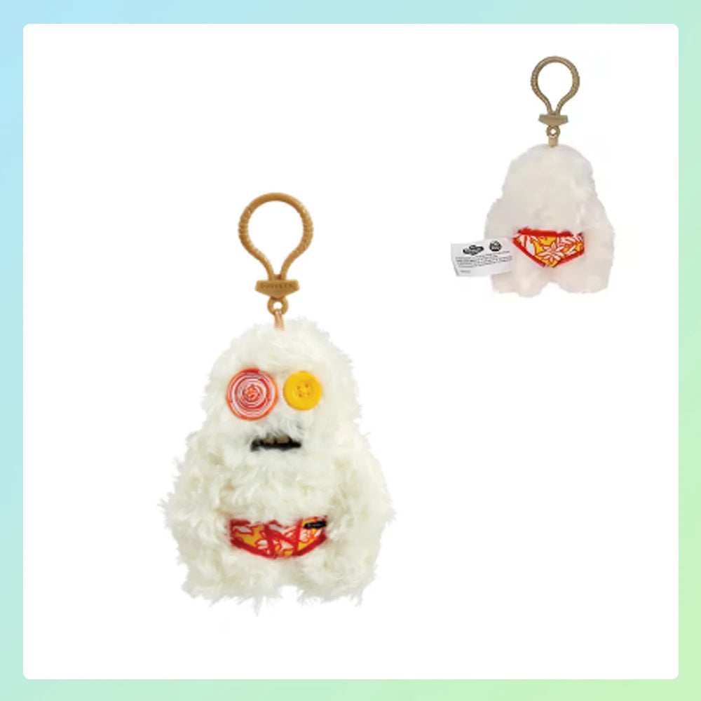 Schlüsselanhänger/Anhänger, Fuggler lustiges, hässliches Monster, Original Plüschpuppe