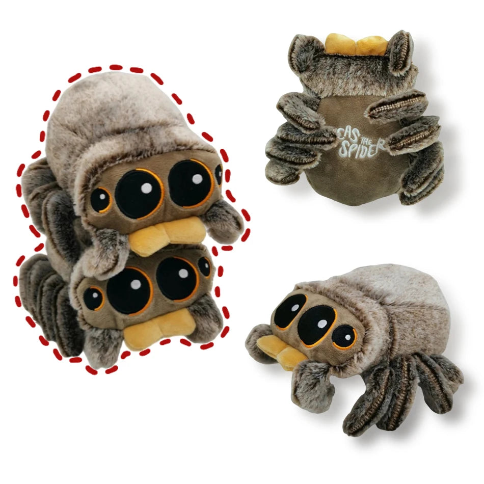 Süßes, kleines Spinnenbaby LUCAS, Plüschtier, weiche Puppe, Halloween-Dekoration