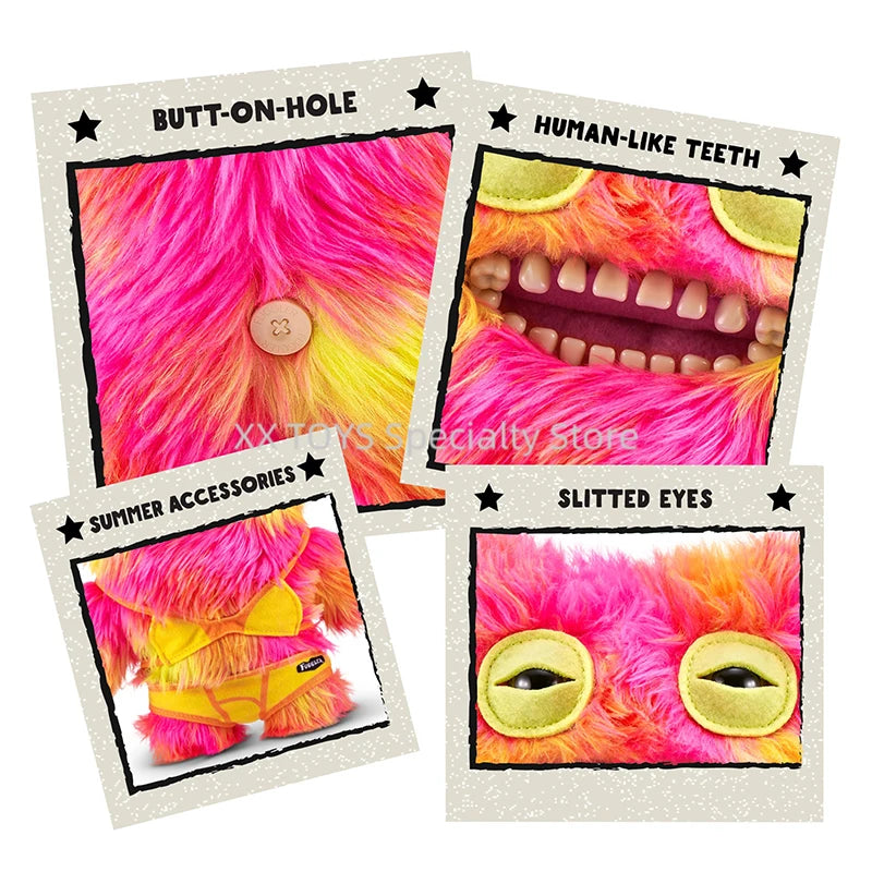 Zuru Fuggler, Lustiges hässliches Monster Vacay Vibes Serie, Plüschtiere, Hässliches Zahnmonster