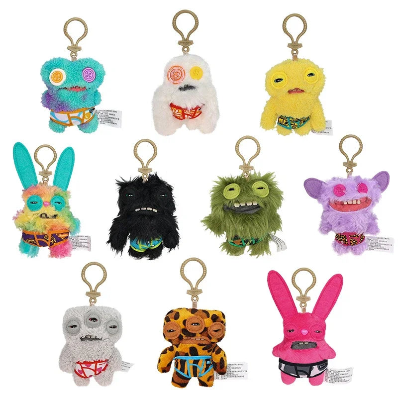 Fuggler Lustiges hässliches Monster, Plüschspielzeug, Schlüsselanhänger Kawaii Fuggler Monster