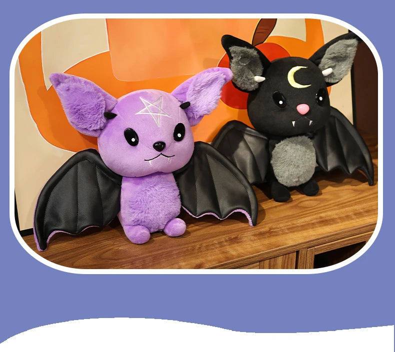 Verschiedene, Vampir-Plüsch-Fledermaus, gefülltes Gothic-Halloween-Plüsch, Plüschkreatur