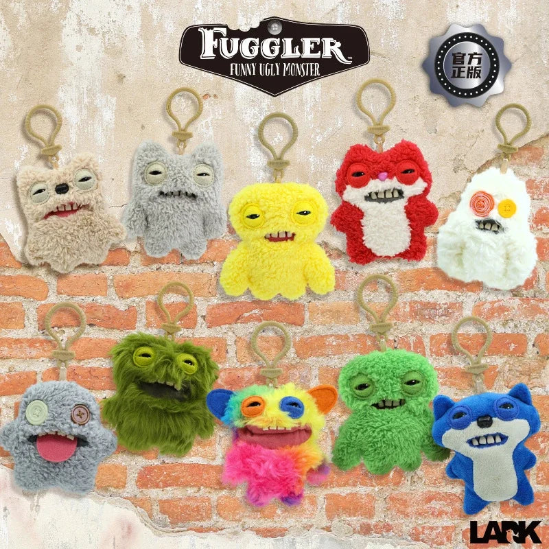 Fuggler Lustiges hässliches Monster, Plüschspielzeug, Schlüsselanhänger Kawaii Fuggler Monster
