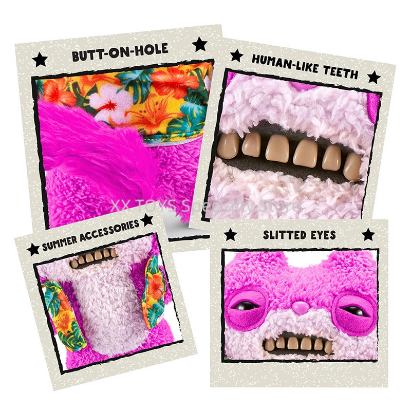 Zuru Fuggler, Lustiges hässliches Monster Vacay Vibes Serie, Plüschtiere, Hässliches Zahnmonster