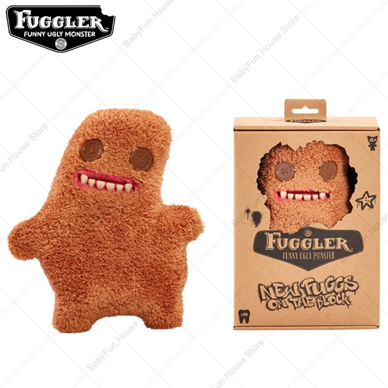 Original Fuggler Lustiges hässliches Plüschmonster mit Zähnen