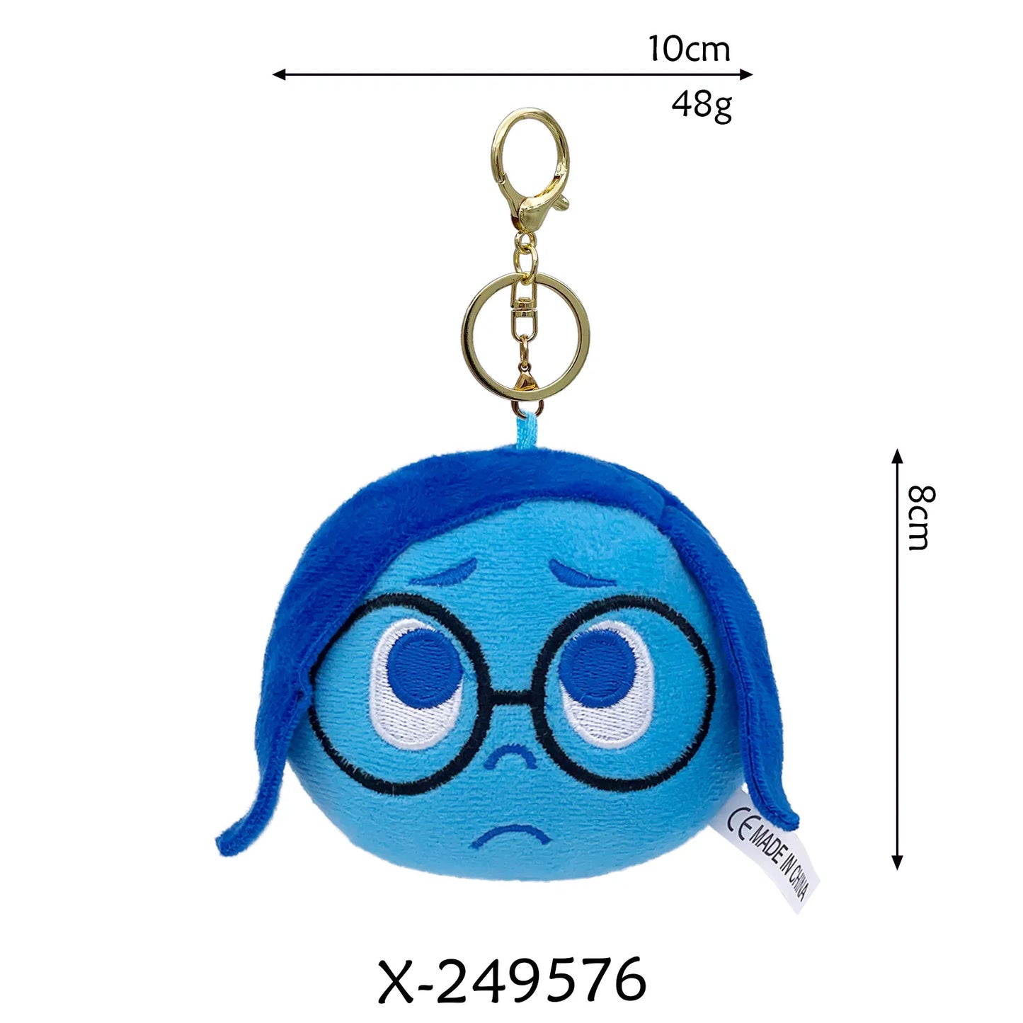 Verschiedene Inside Out 2 Plüschpuppen und Schlüsselanhänger