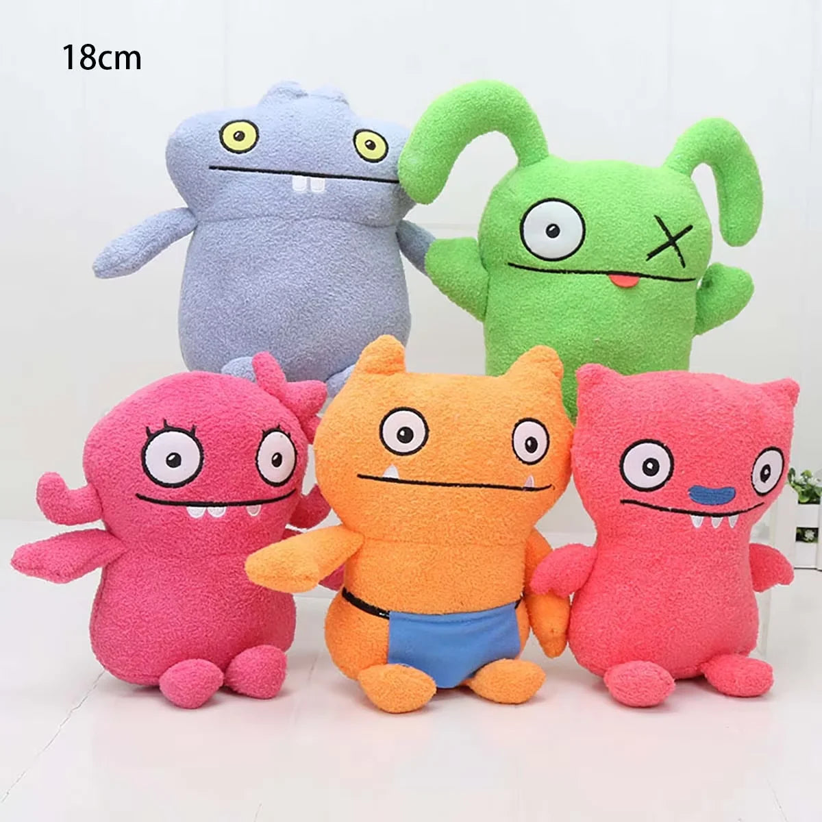 Cute Ugly Doll Plush Keychains - 2 Sizes Funny Stuffed Animal Toys
