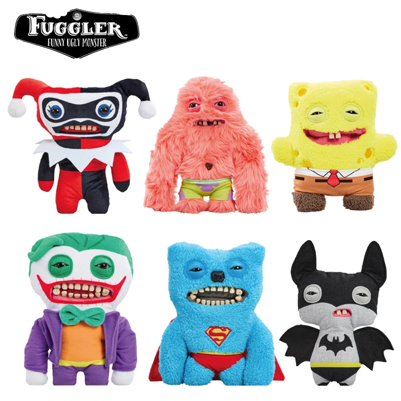 Original Fuggler-Monster-Plüschtiere, lustige Monster mit hässlichen Zähnen, Fuggler-Plüschpuppe
