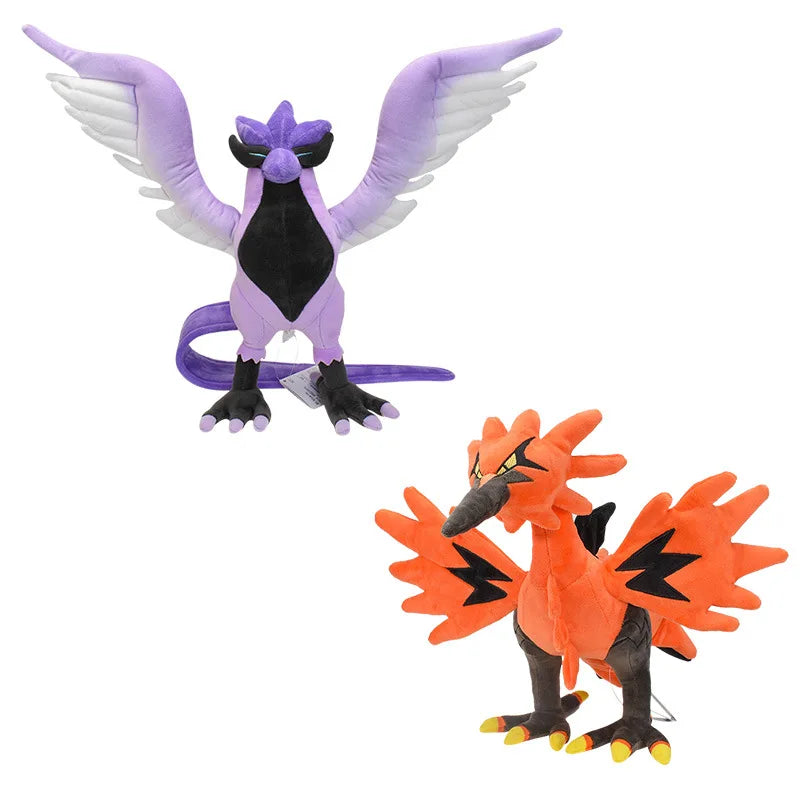 Pokemon Plüsch Galarian Moltres Articuno Weiche gefüllte Action Plushie Puppen Anime Sammlung