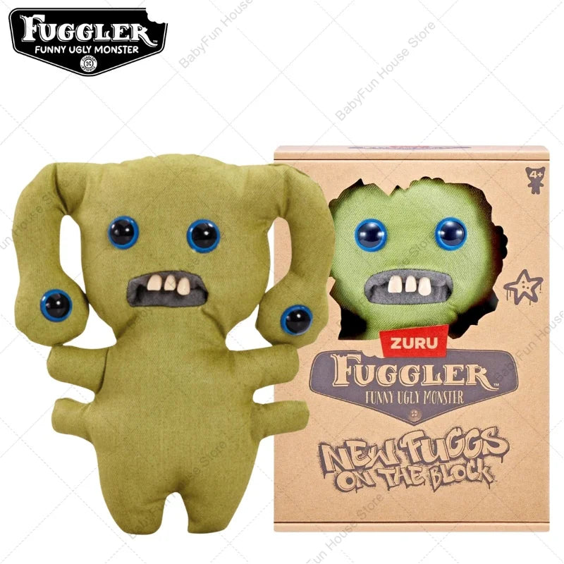 Original Fuggler Lustiges hässliches Plüschmonster mit Zähnen