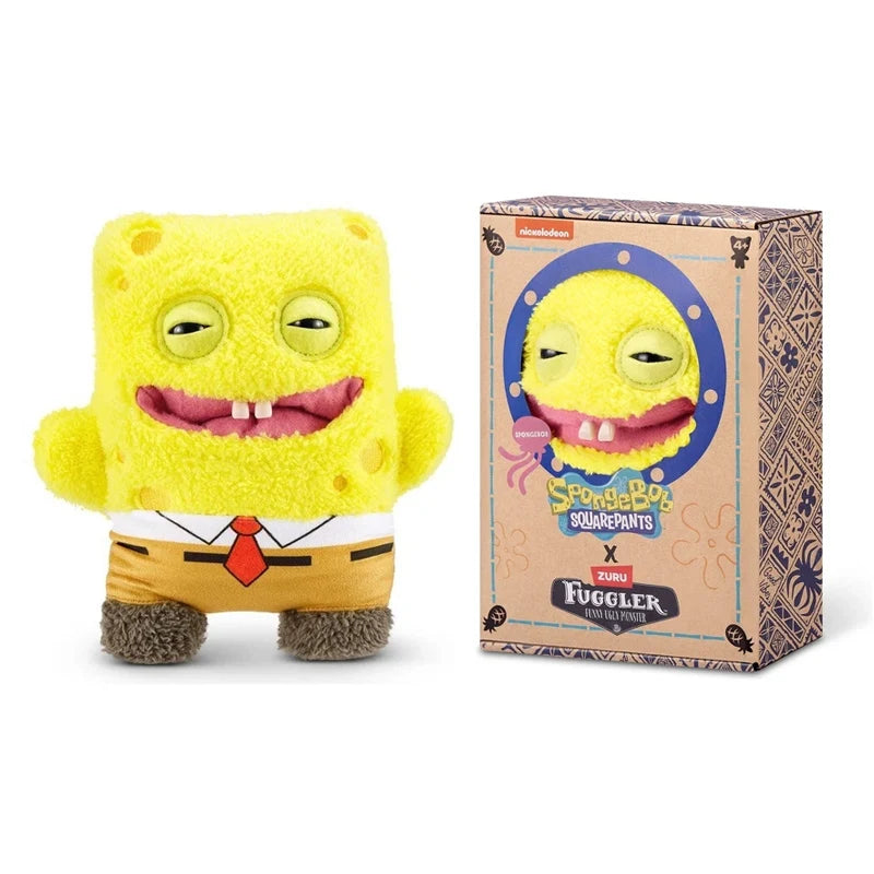 Fuggler Plüschtiere 22cm Original Hässliches Monster, Zahnmonster, Sponge Bob und Patrick Star