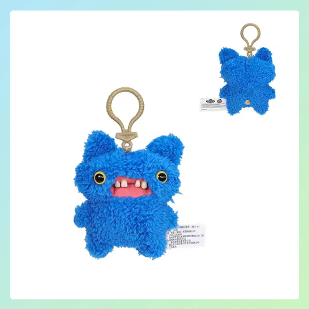 Schlüsselanhänger/Anhänger, Fuggler lustiges, hässliches Monster, Original Plüschpuppe