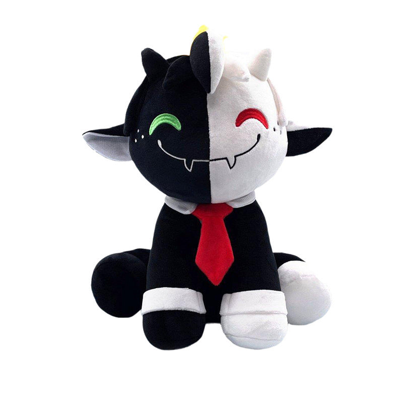 Plüschtier Schwarz-Weiß-Lamm, liebevolles Geschenk