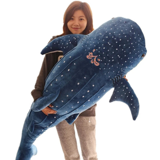 50/100cm Blauhai, Plüschtier, weiche Tierkissenpuppe