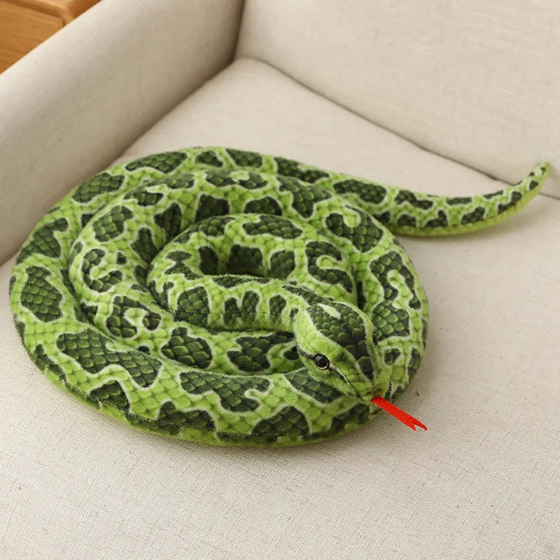200 cm/300 cm verschiedene Riesenschlangen Plüschtier, lange Python ausgestopfte Schlange