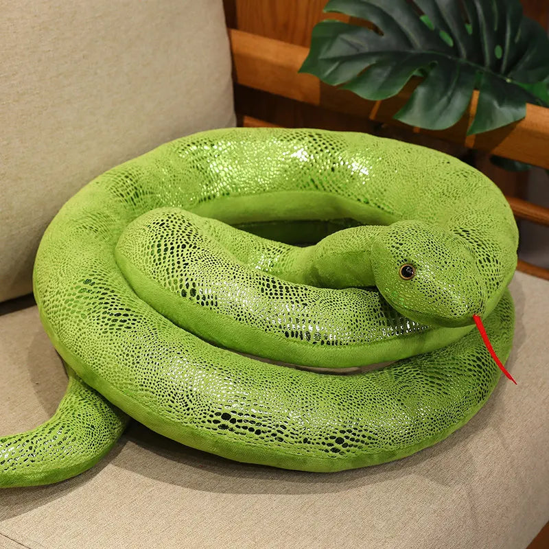 200 cm/300 cm verschiedene Riesenschlangen Plüschtier, lange Python ausgestopfte Schlange