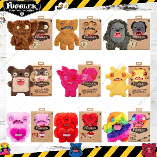 Original Fuggler Lustiges hässliches Plüschmonster mit Zähnen