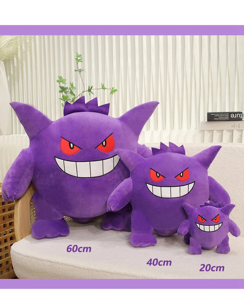 20/40/60cm Gengar Pokemon Anime Plüschtiere, weiches Pokémon Plüschkissen