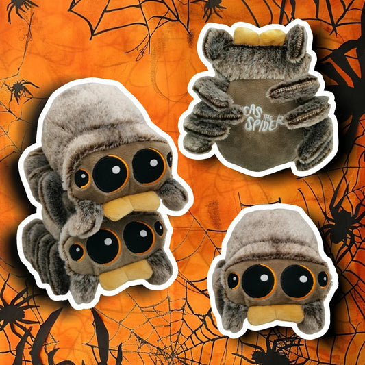 Süßes, kleines Spinnenbaby LUCAS, Plüschtier, weiche Puppe, Halloween-Dekoration