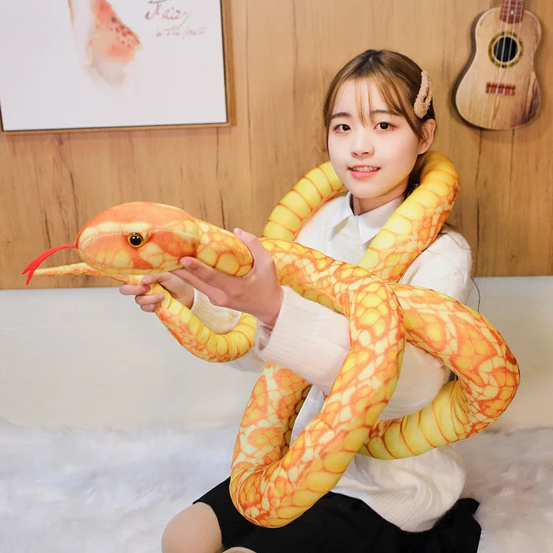 200 cm/300 cm verschiedene Riesenschlangen Plüschtier, lange Python ausgestopfte Schlange