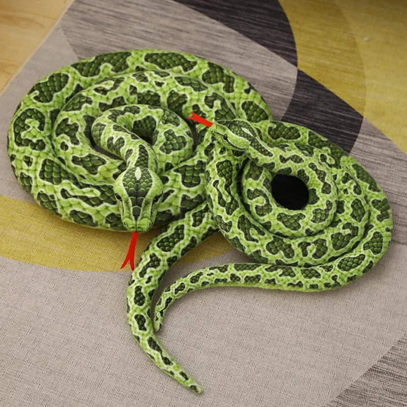 200 cm/300 cm verschiedene Riesenschlangen Plüschtier, lange Python ausgestopfte Schlange