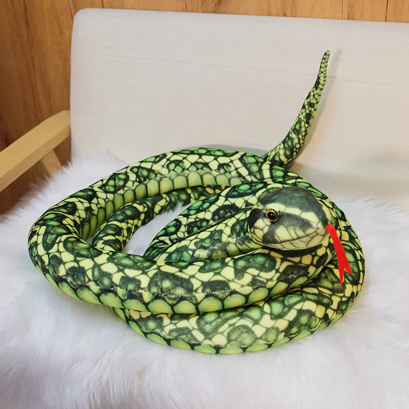 200 cm/300 cm verschiedene Riesenschlangen Plüschtier, lange Python ausgestopfte Schlange