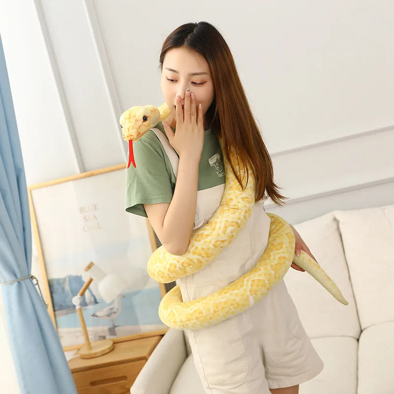 200 cm/300 cm verschiedene Riesenschlangen Plüschtier, lange Python ausgestopfte Schlange