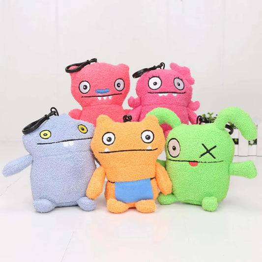 Cute Ugly Doll Plush Keychains - 2 Sizes Funny Stuffed Animal Toys