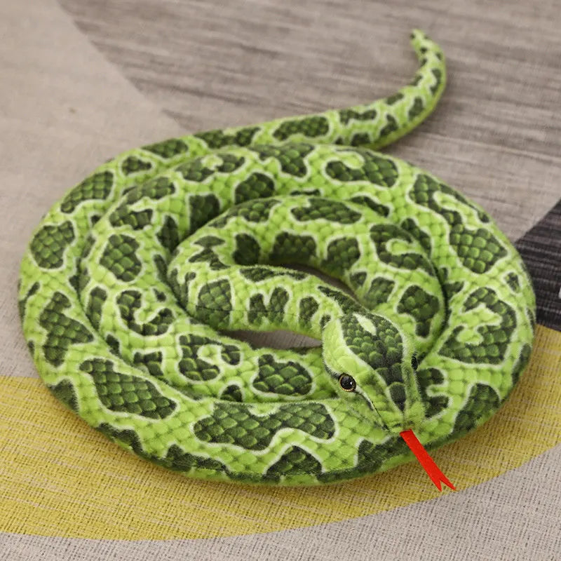 200 cm/300 cm verschiedene Riesenschlangen Plüschtier, lange Python ausgestopfte Schlange