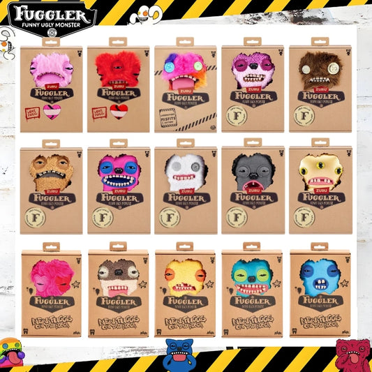 Original Fuggler Lustiges hässliches Plüschmonster mit Zähnen