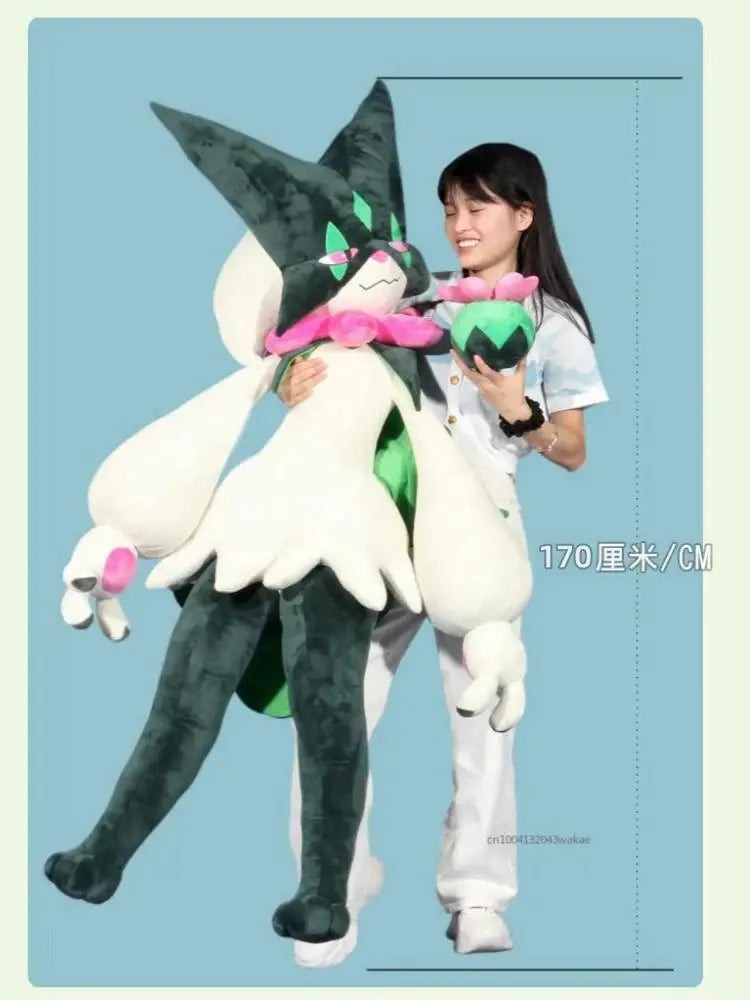 150CM Riesen Pokemon Kawaii Meowscarada Plüsch Cartoon Anime Plushies Bequeme weiche Puppe