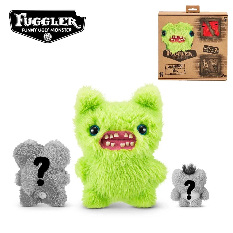 100 % Original Fuggler Plüschtiere, Hässliches Monster, Liebesmonster, Süßes Zahnmonster, Ninja Turtles