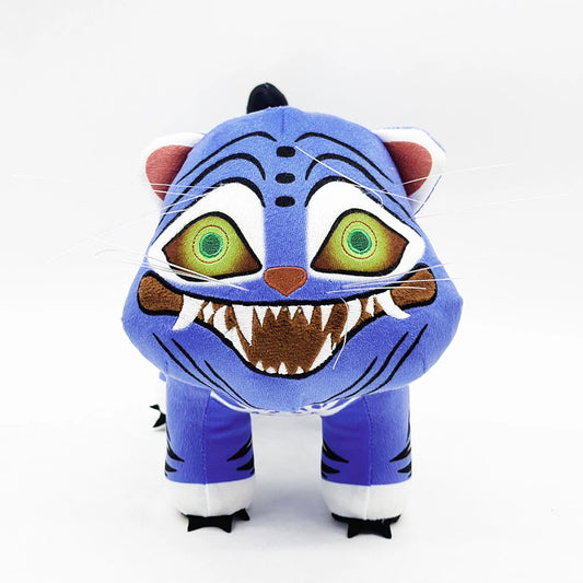 Anime Demonslayer Dämonenjäger Plüschpuppe, Süßer lila Tiger, Plüschtier, weiches Stofftier