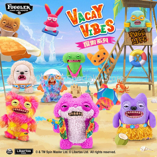 Zuru Fuggler, Lustiges hässliches Monster Vacay Vibes Serie, Plüschtiere, Hässliches Zahnmonster