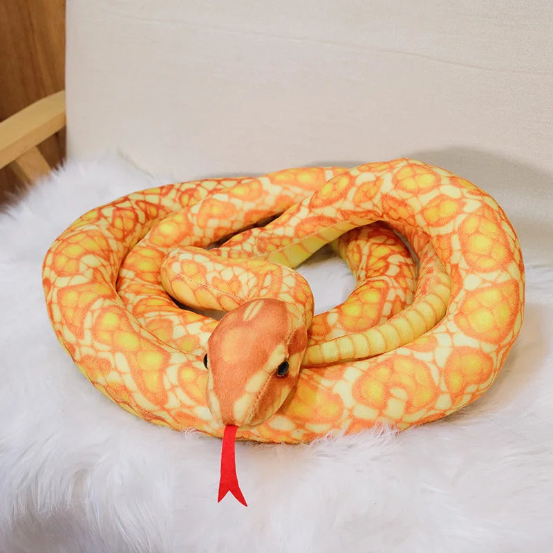 200 cm/300 cm verschiedene Riesenschlangen Plüschtier, lange Python ausgestopfte Schlange