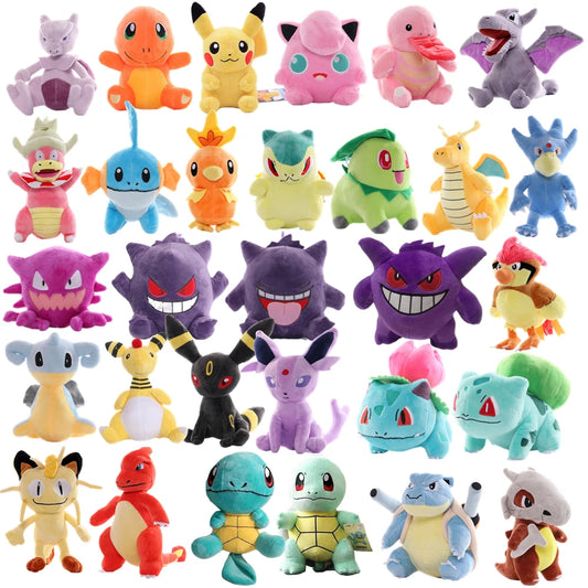 15-26cm Pokemon Plüsch Spielzeug Pikachu Charmeleon Snorlax Bulbasaur Gengar Umbreon Mewtwo