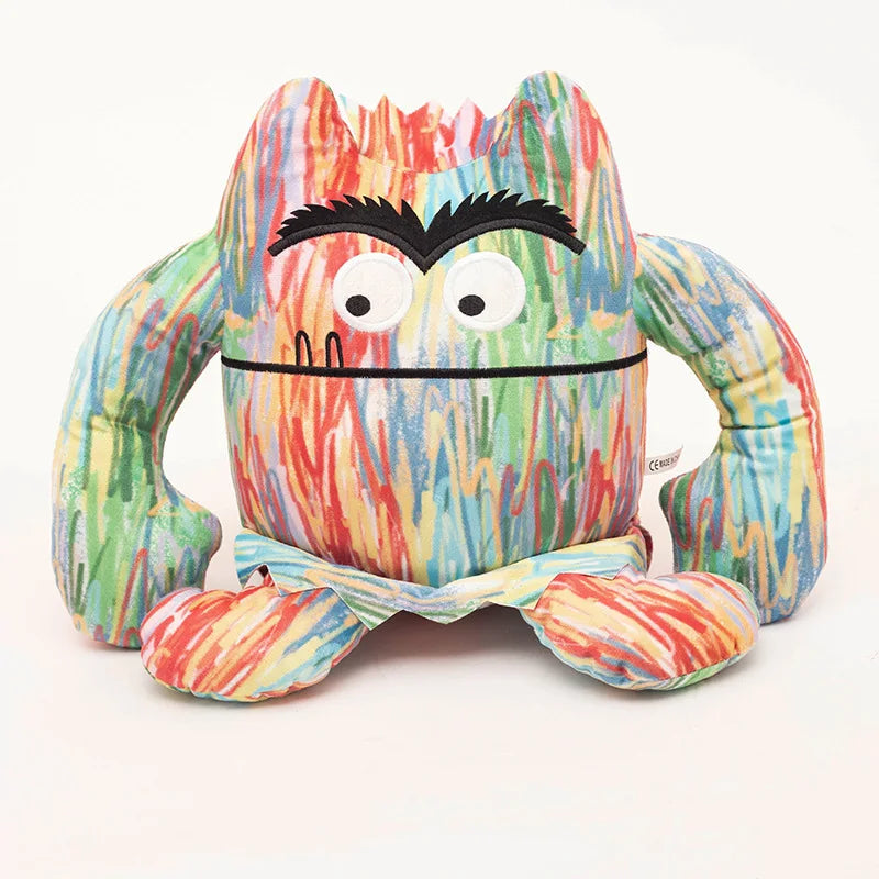 15/25 cm, Kawaii Bunte Monster-Plüschpuppe mit Ausdruck, Stofftier für Jungen und Mädchen