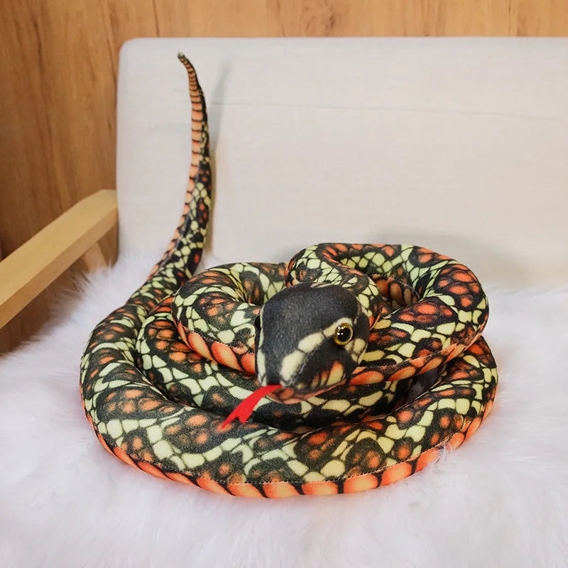 200 cm/300 cm verschiedene Riesenschlangen Plüschtier, lange Python ausgestopfte Schlange