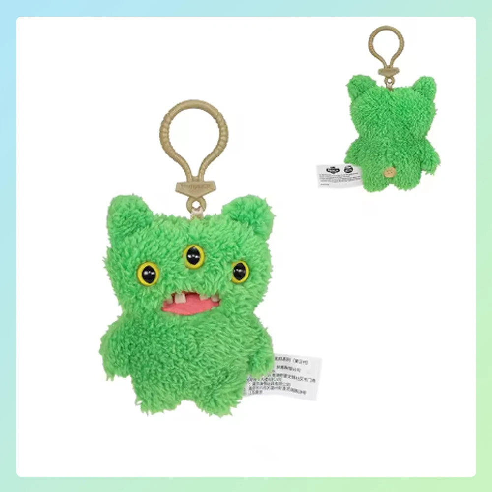 Schlüsselanhänger/Anhänger, Fuggler lustiges, hässliches Monster, Original Plüschpuppe