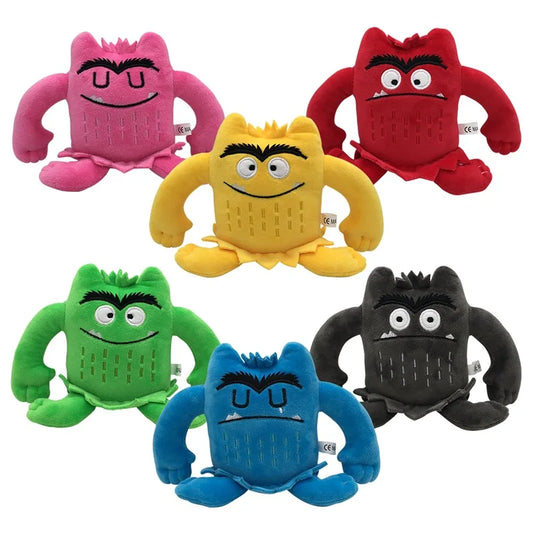 6 kleine Monster/Set in  6 Farben, Kawaii, Die Monster Plüsch Puppe