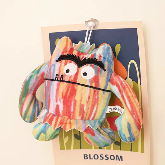 15/25 cm, Kawaii Bunte Monster-Plüschpuppe mit Ausdruck, Stofftier für Jungen und Mädchen