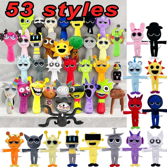 60 Styles Sprunki Plüschkreaturen, Incredibox