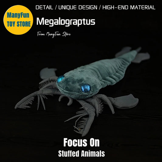Realistisches Megalograptus Plüschtier Eurypterid Plushie Lebensechtes Stofftier